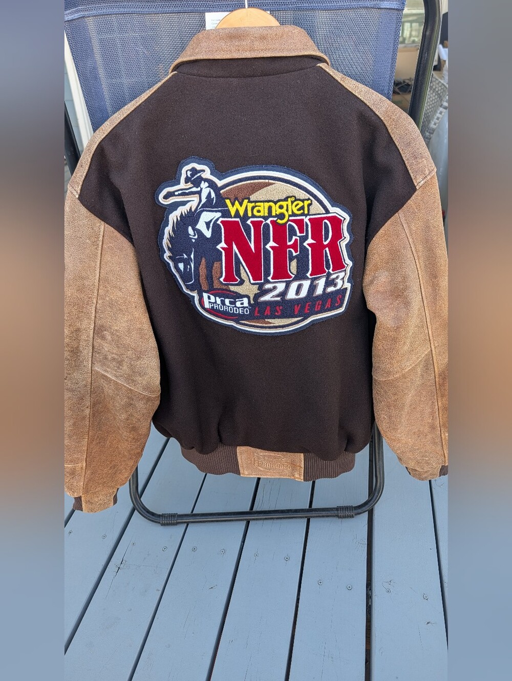NFR 2013 Las Vegas rodeo Rodeo Contestant jacket cowboy western Sz L